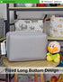 LANGYASHAN Rectangular Storage Bin Collapse Canvas Fabric Cartoon Storage Basket with Handles for Organizing Home Kitchen Boys and Girls Toys Offi...