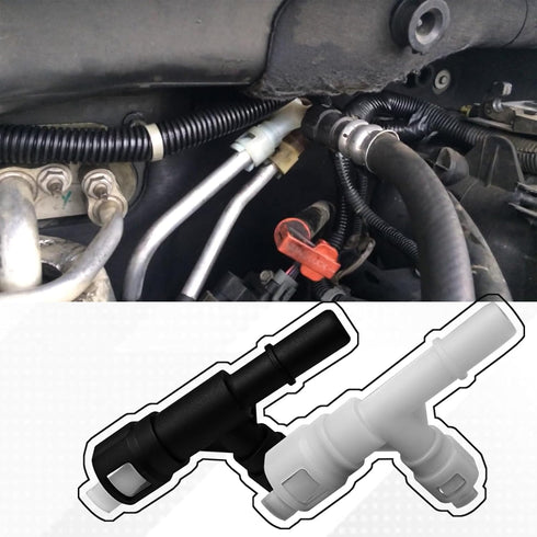 2 PCS Car Heater Hose Fitting, T-connector Three-way Cooling Water Pipe Joint, Heater Inlet Hose Fitting Replacement OEM#15055343 15055342, Compat...