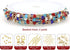 ZHFMLY 6ft Jewelry Crystal Chain Beaded Rosary Link Chains Gold Plated Handmade Chain Roll for Craft DIY Bracelet, Necklace, Glass, Mask, Shoes, C...
