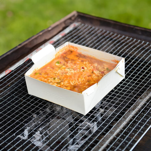 TECHEF - Foldable Paper Cookpot: The Revolutionary Disposable and Flame-Resistant Cooking Pot for Camping and Home Use, Compatible with Direct Fla...