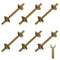 12 Pcs Countertop Connector,Table Top Fasteners,Joint Connector Drawbolt Pack, Draw Bolt Countertop Flip Connector for Joining Countertops, Butche...