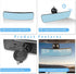 12" Large Convex Rear View Mirror, Suction Cup Anti-Glare Rearview Mirror Blue Mirror with Panoramic Wide Angle Mounted on Windshield for RV Marin...
