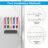 Dry Erase Marker Holder, Wall Mounted Marker Holder with 10 Slots, Acrylic Marker Holder for Classroom Organization, Sticky Pen Marker Holder for ...