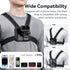ULANZI CM028 Adjustable Chest Mount Harness w Vertical/Horizontal Switching for GoPro DJI Insta360 Action Cameras - Phone POV Chest Strap Mount Ha...