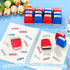 Crtiin 16 Pcs Office Stamp Set Message Self Inking Rubber Stamp Set for Office Stamps Completed Faxed Scanned Stamps for Office Message Supplies (...