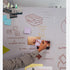 Whiteboard Wallpaper Peel and Stick Dry Erase Contact Paper Large 17.7×78.7'' White Board Paper for Wall Classroom Office Home Self Adhesive Dry E...