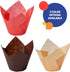 DecoPac Natural Tulip Cupcake Liners, Elegant Baking Cups, 3", Oven-Safe Baking Paper For Muffins, Cupcakes, Candy, Wedding, Birthday, Holiday, Pa...