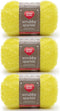 Red Heart Scrubby Sparkle Lemon Yarn - 3 Pack of 85g/3oz - Polyester - 4 Medium (Worsted) - 174 Yards - Knitting/Crochet......
