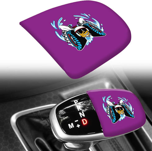 for Dodge Challenger Charger Durango Accessories 2015-2024 - Gear Shift Knob Trim Cover- ABS Plastic with Unique Scat Style Surface, Perfect for D...