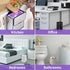 Small Trash Bags 1.2-Gallon: Bathroom Trash Bags 4.5L Small Garbage Bags for Bathroom Bedroom Office - (Purple, 120 Counts)...