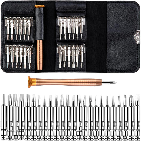 25 in 1 Screwdrivers, Professional Electronics Repair Tool Kit With, Precision Screwdriver Set, Glasses Screwdriver, Laptop Screwdriver Kit, Compu...