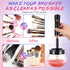 Makeup Brush Cleaner Machine - Super Fast Electric Makeup Brush Cleaner and Dryer - Quick Wash and Dry in Seconds - Suit for Most Makeup Brush Siz...