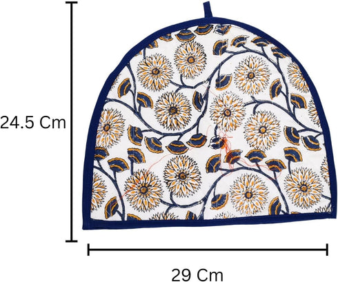 Indian Ombre Mandala Tea Cosy for Teapot 100% Cotton Extra Thick Indian Ethnic Tea Cozies for Party Wadding Insulated Kettle Cover for Home Kitche...