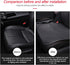 Moly Magnolia Leather Car Seat Cover/Protector, Car Seat Cushion, Comfortable, Compatible with 90% Vehicles, Cars, SUVs, Car Interior Accessories ...
