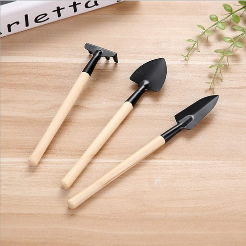 3 Pieces Small Gardening Hand Shovel Garden Trowel Transplanter Lightweight Comfortable Ergonomic Handle Gardening Tool Set Potted Plants Handle G...