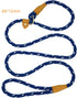 Premium Training Slip Lead for Dogs, No Pull Slip Rope Dog Training Leash 6ft, Heavy Duty Durable Braided Lead with Different Thickness (6FT*12MM,...