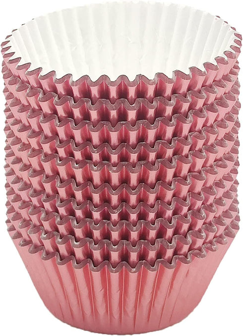Standard Rose Gold Foil Cupcake Liners Muffin Baking Cups for Party and More, 200-Count...
