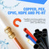 1/2" Straight Coupling U008LF with Disconnect Clip - Push to Connect Plumbing Supplies - Lead-free Brass Fittings for Copper, PEX, CPVC, HDPE and ...