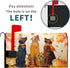 Fall Dog Mailbox Covers Magnetic Standard Size 18"" X 21"",Orange Pumpkin Autumn Maple Leaf Mailbox Wraps Post Letter Box Cover for Holiday Garden...