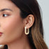 14K Gold Hoop Earrings for Women, Hypoallergenic Chunky Gold Hoop Earrings Multipack, Lightweight Twisted Huggie Hoops Earring Set Jewelry for Gif...
