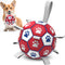 Dog Balls, Interactive Dog Toys for Tug of War, Dog Soccer Ball with 9 Nylon Straps for Indoor Outdoor, Dog Toys for Small Dogs & Medium Gift for ...
