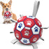 Dog Balls, Interactive Dog Toys for Tug of War, Dog Soccer Ball with 9 Nylon Straps for Indoor Outdoor, Dog Toys for Small Dogs & Medium Gift for ...