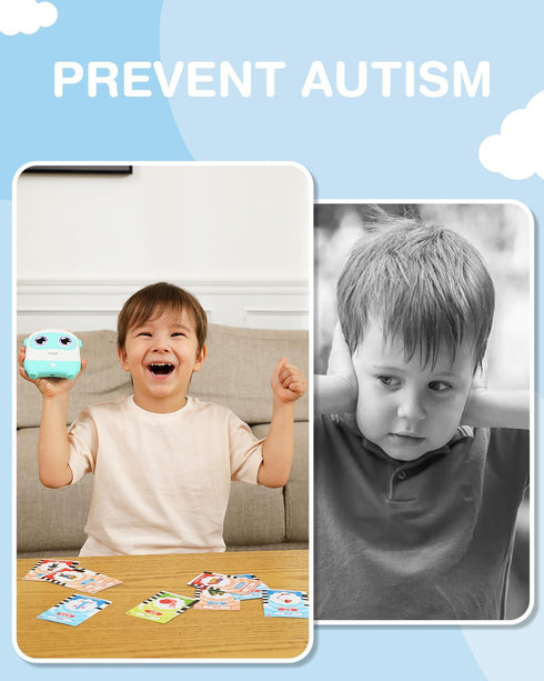 Sight Words Talking Flash Cards Kindergarden Space Boy Autism Sensory Toys Learning Materials 110 Audible Flash Cards for Toddlers Educational Mon...
