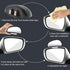 Blind Spot Mirror, Car Rear View Mirrors, Universal Car Auxiliary Mirror, HD True Glass, Adjustable Wide Angle Auxiliary Side Mirror, Left, 1Pcs...