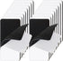 16 Sets 2x4 inch Strips with Adhesive - Heavy Duty Hook and Loop Tape - Strength Backing - Wall Hanging No Perforation - Fabric, Couch, Industrial...
