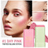 Cream Blush Stick, Monochromatic Blush Beauty Wand for Cheek and Lip Tint with Long Lasting Hydrating Formula, Multi-use Makeup Stick for Blends P...