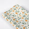 Summer Oranges Leaves Changing Pad Cover, Oranges Fruits Prints Baby Nursery Diaper Changing Table Pad Cover, Unisex Oranges Pattern Diaper Changi...