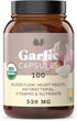 Complete Natural Products Organic Garlic Capsules - 520mg Capsules 100 Count Vegetarian Pills Supplement, Garlic Powder Capsules & Extract...