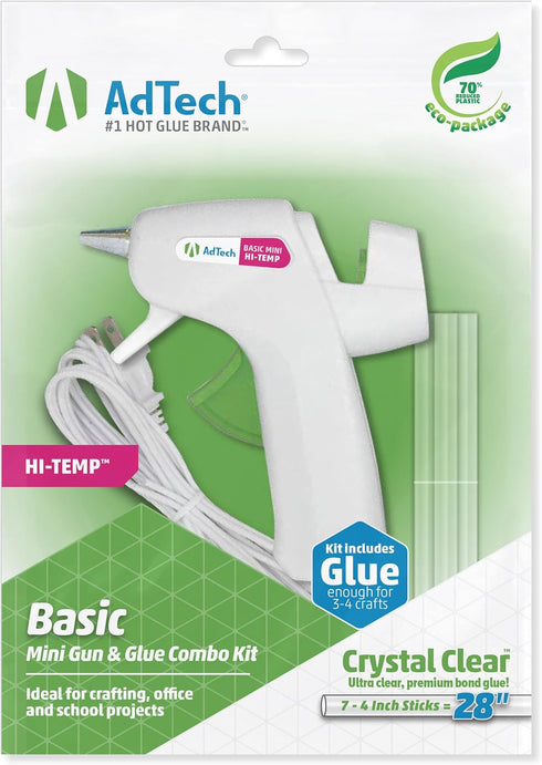 AdTech High Temp Combo Kit Mini Hot Glue Gun with Sticks...