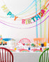 Talking Tables RAIN Happy Birthday Rainbow Shaped Plates Party Decorations, Pack of 12, Width 24cm, 9", Gold Foil and Mixed Colors...