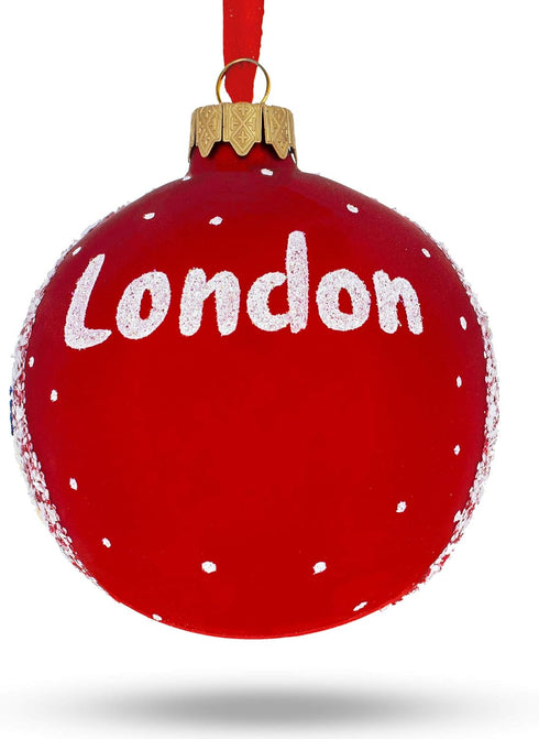 London City, United Kingdom Glass Ball Christmas Ornament 3.25 Inches...