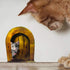 5Pc Interesting Scaredy Mice Mouse Hole 3D Wall Sticker Realistic Decor Decal,Kids Room, Classroom, Home, Bedroom, Bookcase, Mice and Men, Childre...