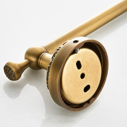 Toilet Paper Holder, Bathroom Toilet Paper Roll Holder Antique Bronze Brass Wall Mounted Bathroom Hardware Accessories,Pattern Carving Design...