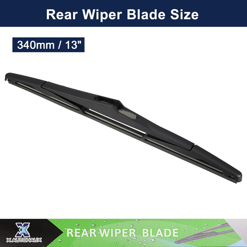 X AUTOHAUX Rear Windshield Wiper Blade Replacement for Jeep Wrangler JK 2007 2008 2009 2010 2011 2012 2013 2014 2015 2016 2017 2018...