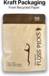 Sea Turtle Dental Floss Picks - (200 Pack Unflavored) - Corn Starch Handle - Thin Thread Tooth Flossers for Adults & Kids...