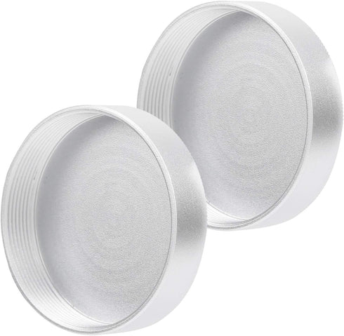 Lens Rear for M39 Mount Camera Portable Metal Protective Cover Camera Accessory Parts Aluminum Alloy Lightweight Strong and Reliable Silver 2Packs...