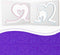 Quilting Rulers and Templates Quilting Templates for Machines Quilting Heart Shaped Free Motion Quilting Templates (Design A&B)...