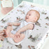 LifeTree Muslin Changing Pad Cover for Baby Girls Boys, 70% Viscose from Bamboo and 30% Cotton Natural Comfort Diaper Change Table Pad Covers, Sof...