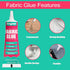 Fabric Glue, 70ML Permanent Clear Washable Clothing Glue for All Fabrics, Cotton, Flannel, Denim, Polyester, Doll Repair, 24 Hours Dry and Waterpr...