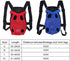 Pet Carrier Backpack, 8 Types Fashionable Pet Dog Five Holes Backpack Front Chest Tote Carrier Net Bag(Dark Blue S) Slings...