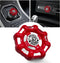 Car Knob Decor,Metal Handwheel Car InteriorCar Center Console Button Valve Decoration, Can be Used for Shift Knob Cover, Air Conditioning Radio Vo...