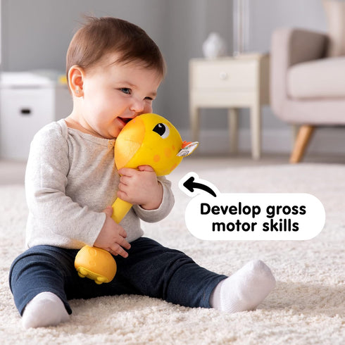 Lamaze Wacky Giraffe Sensory Baby Toy - Infant Educational Toys with Wacky Sound Effects for Fine Motor Skills - Includes 2 Sound Modes - Plush Ba...