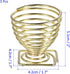 3 Pack Air Plant Holders - Metal Planter Stand Air Plants Flower Pot Rack Apply to Home Weddings Decor(Gold, 1.7" x 1.7 x 2)...