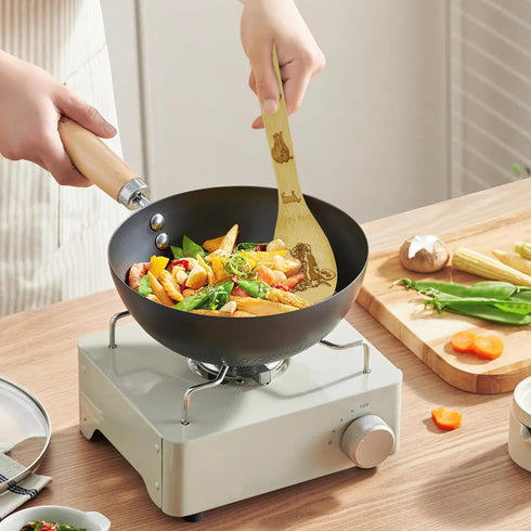 Cow Gifts for Women, Kitchen Decor Cooking Utensils Set include Unique Bamboo Cooking Spoons Apron, Personalized Christmas Mother's Day Housewarmi...