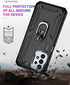 Military Grade Drop Impact for Samsung Galaxy A23 5G Case 360 Metal Rotating Ring Kickstand Holder Armor Heavy Duty Shockproof Case for Galaxy A23...