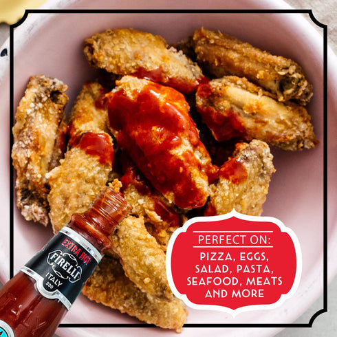 FIRELLI Extra Hot Italian Hot Sauce - 5oz Bottle (Pack of 2)...